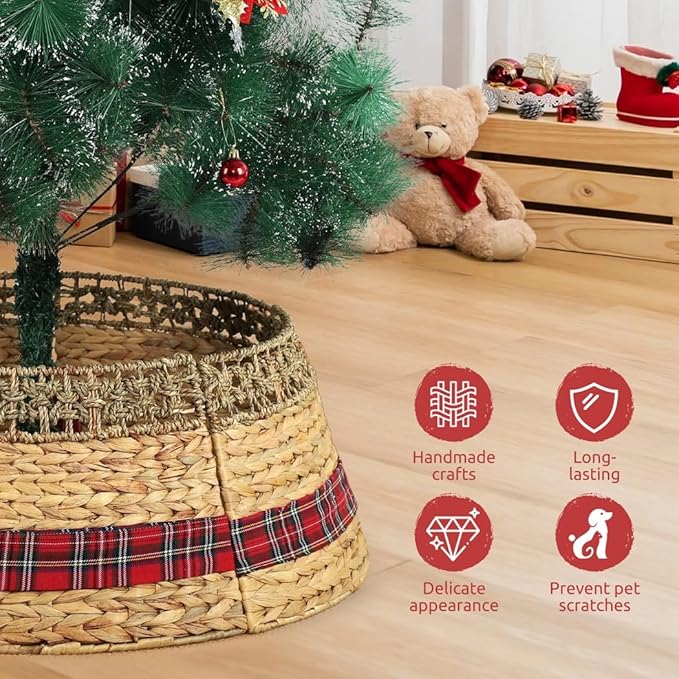 Woven Hyacinth Christmas Tree Colla - Image 5